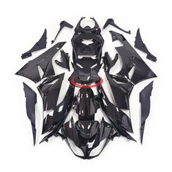All shiny black Motorcycle For Kawasaki ZX6R ZX 6R 636 2009 2010 2011 2012 Full Fairing Kit Bodywork Injection Cowling Customize