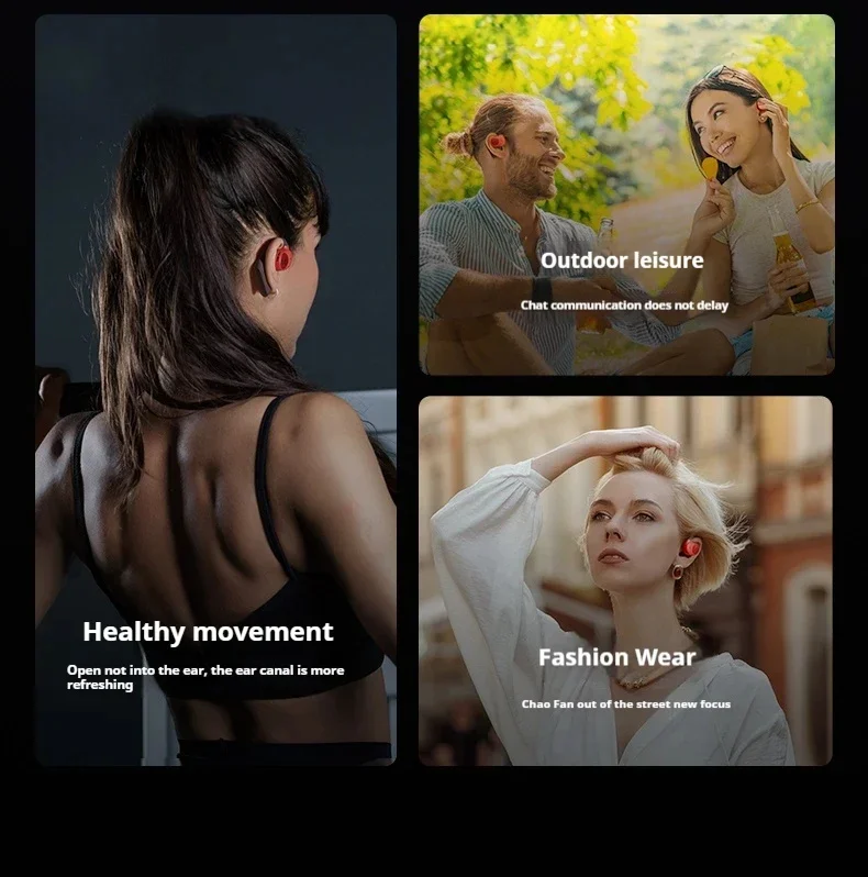OW01 سماعة رأس بخاصية البلوتوث PurFree Buds سماعات رياضية طويلة التحمل للحد من الضوضاء HIFI مقاوم للماء سماعات مخصصة