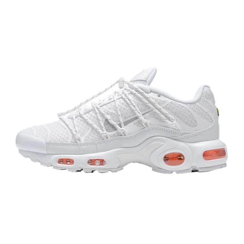 حذاء الجري Nike Air Max Plus الرياضي الممتص للصدمات، مضاد للانزلاق، مقاوم للاهتراء، خفيف الوزن للرجال والنساء باللونين الأزرق والأسود