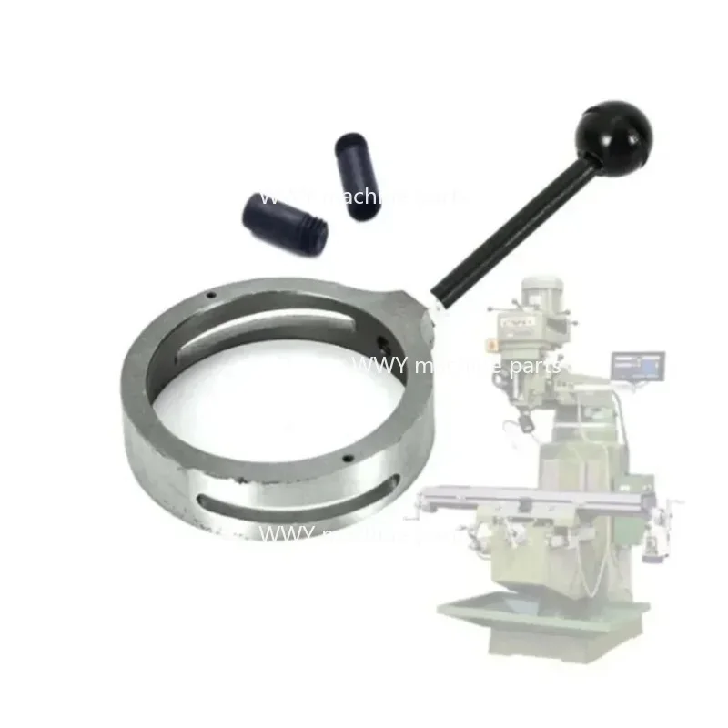 Milling Machine Spindle Clutch Lever With Ball Cam & M8 Cotter Pin, Metal Processing Equipment Replacement Parts