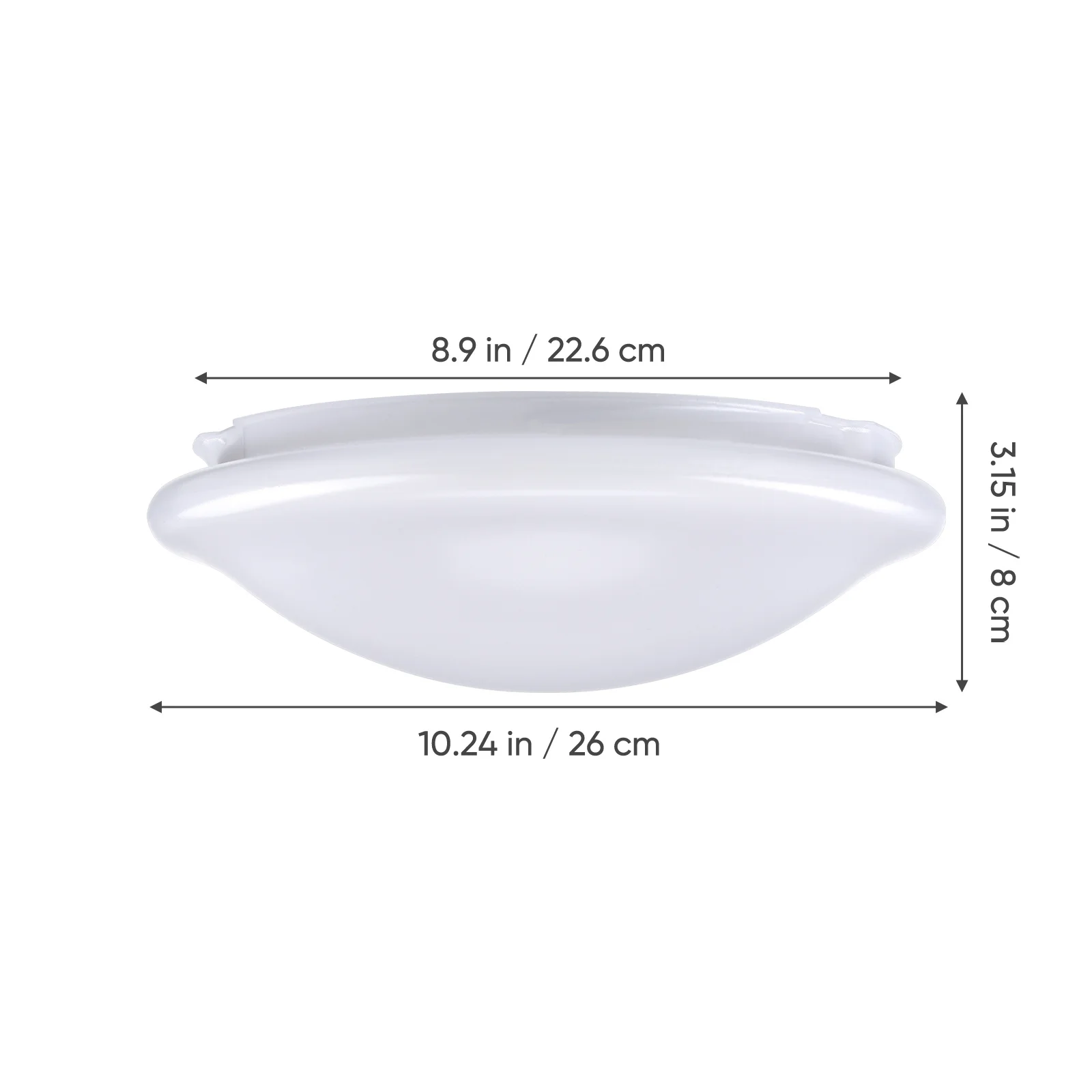 أغطية تركيبات إضاءة السقف سهلة التركيب، ناشر دائري ينبعث بشكل متساوي، أغطية إضاءة للاستخدام في المكتب المنزلي