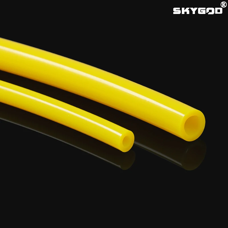 

1~10m Silicone Tube Yellow Flexible Aquarium Air Irrigation Pipes Water Connector Garden Hoses Food Grade Rubber Hose