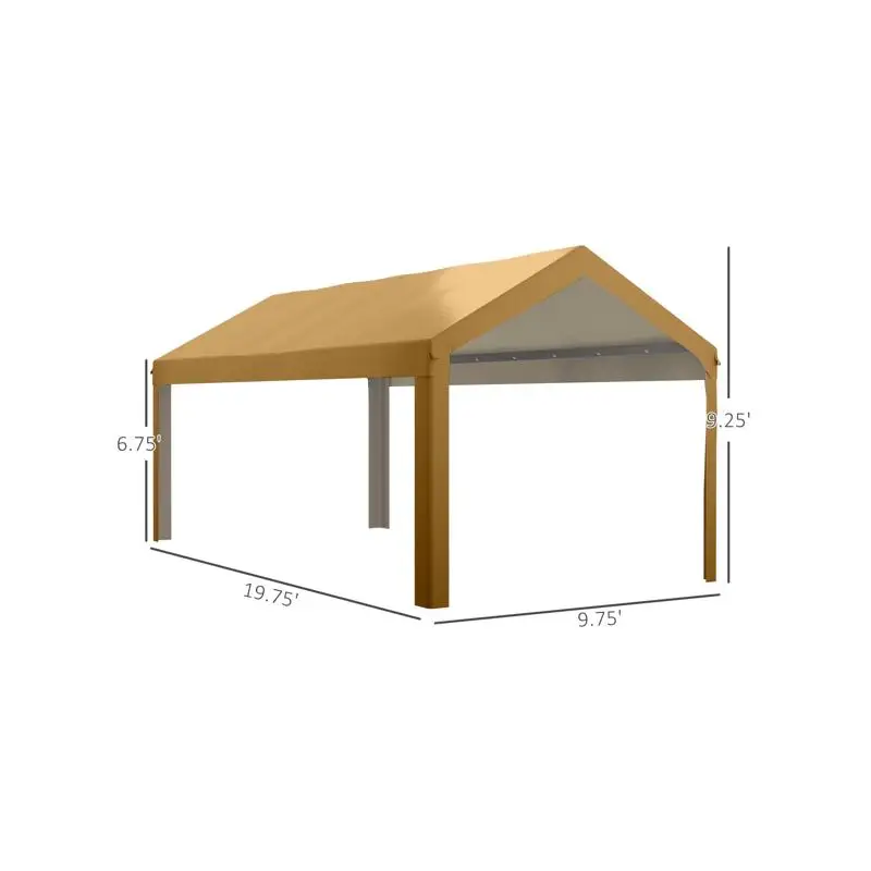 Крыша Carport без кронштейна — прочный и простой в установке уличный укрытие для транспортных средств, универсальное решение для навеса для