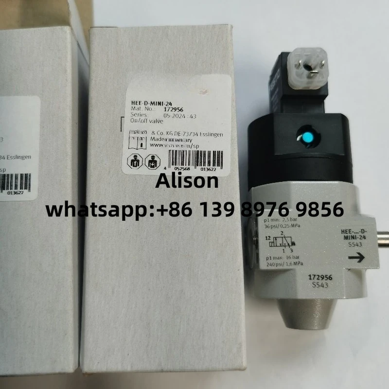 172956 HEE-D-MINI-24 172959 HEE-D-MIDI-24  172962 HEE-D-MAXI-24 Air source switch valve