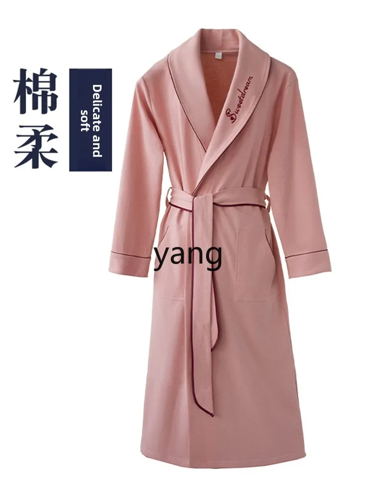 LMM new yukata quick-drying pajamas summer cotton cotton bathrobes water-absorbing quick-drying robes