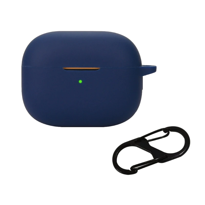 K1AA Schokbestendige siliconen beschermhoes service opbergtas voor oortelefoons