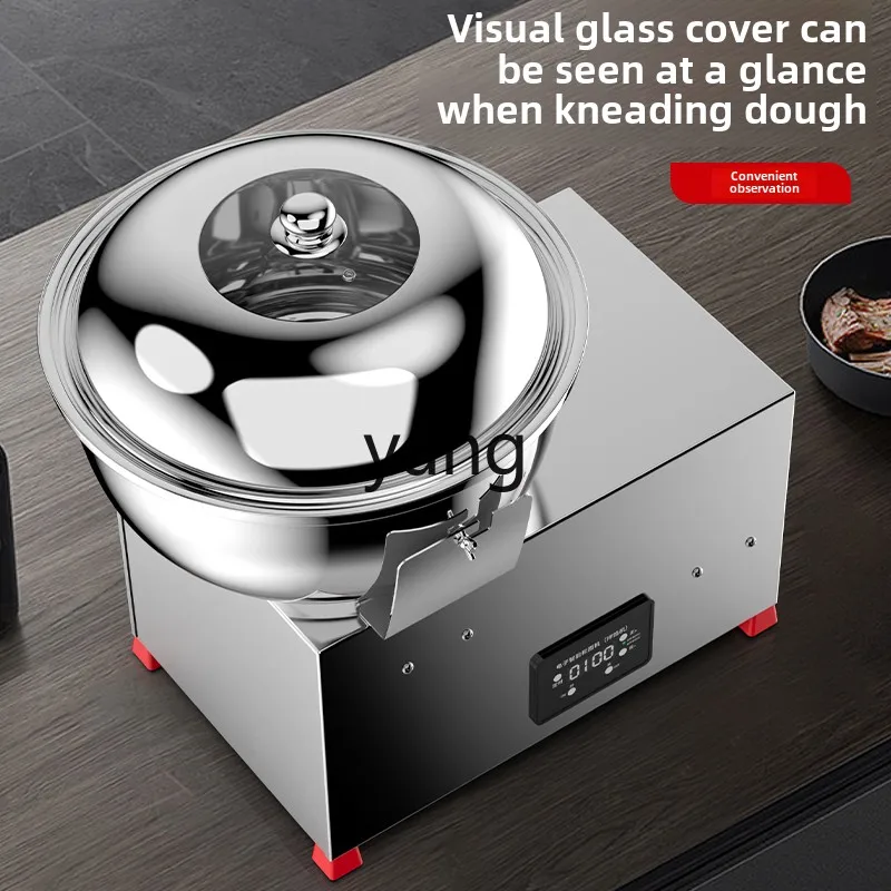 cQ stainless steel basin type electric dough mixer commercial 3/5/8 kg household filling machine view 2