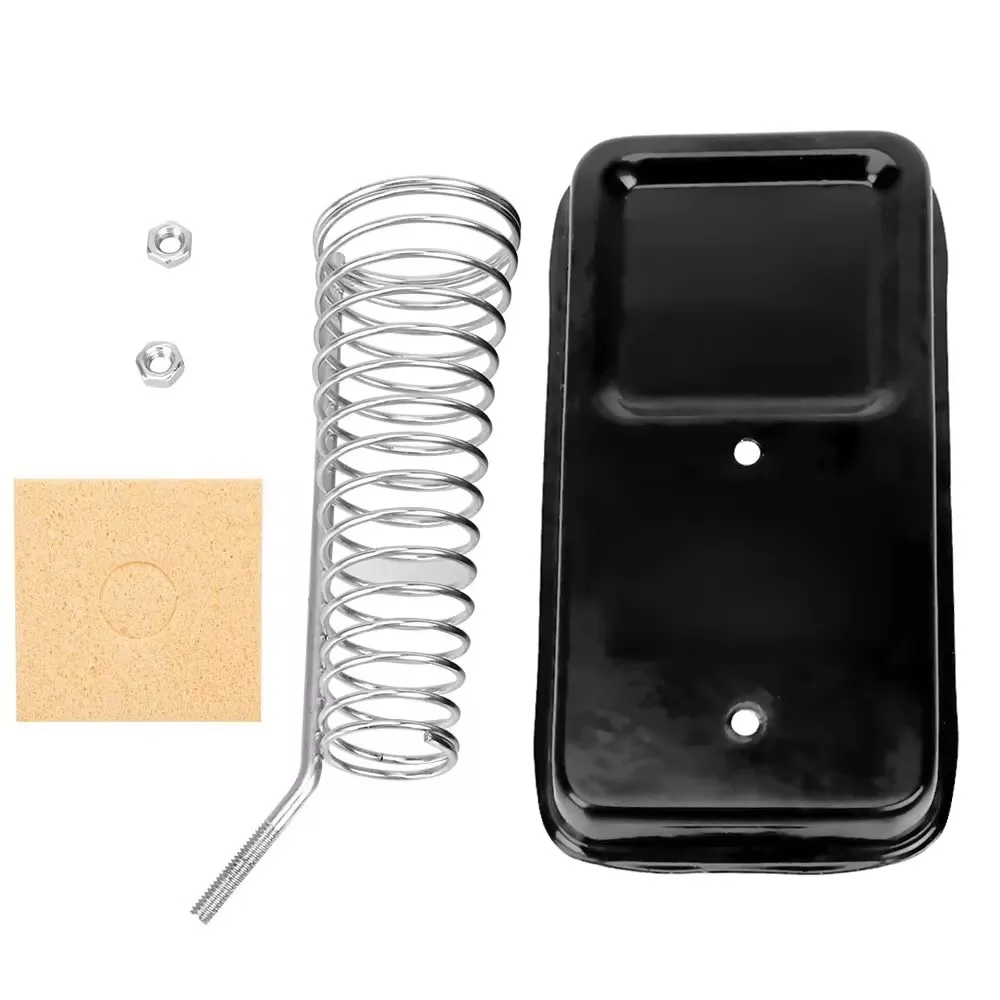Electric Soldering Iron Stand Holder with Welding Cleaning Sponge Pads Generic High Temperature Resistance view 5