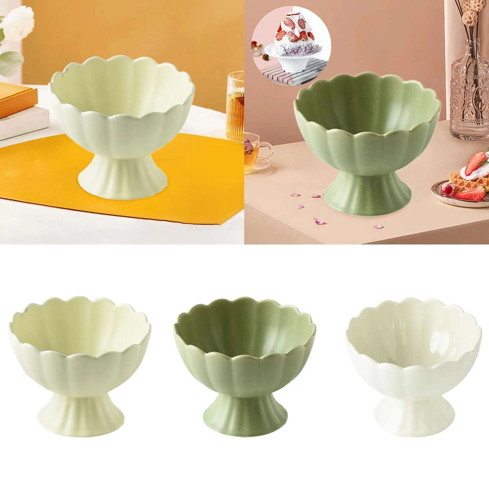 

Dessert Bowl Party Favors Easy to Clean Trifle Bowl for Beverage Cake Fruit