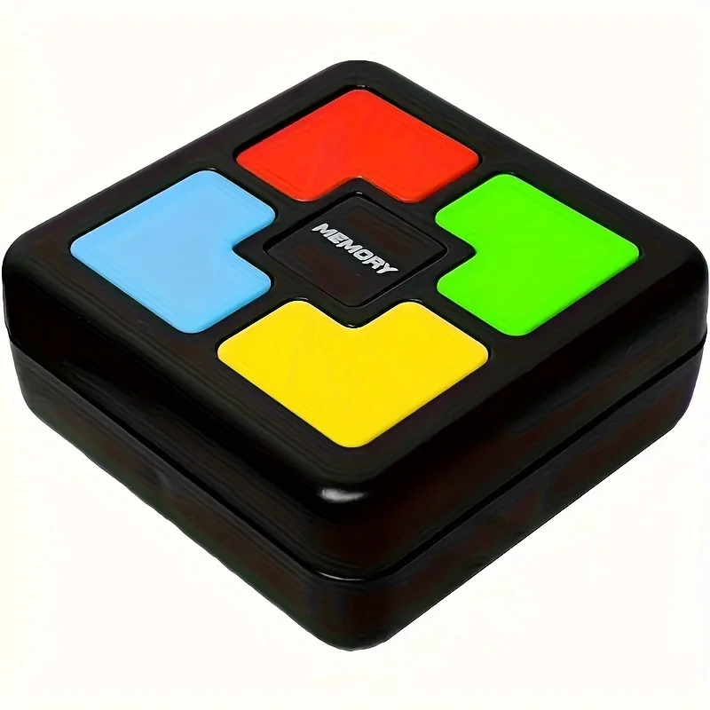 Handheld Memory Game with Lights & Sounds - Educational Brain Teaser Toy for Youngsters,
