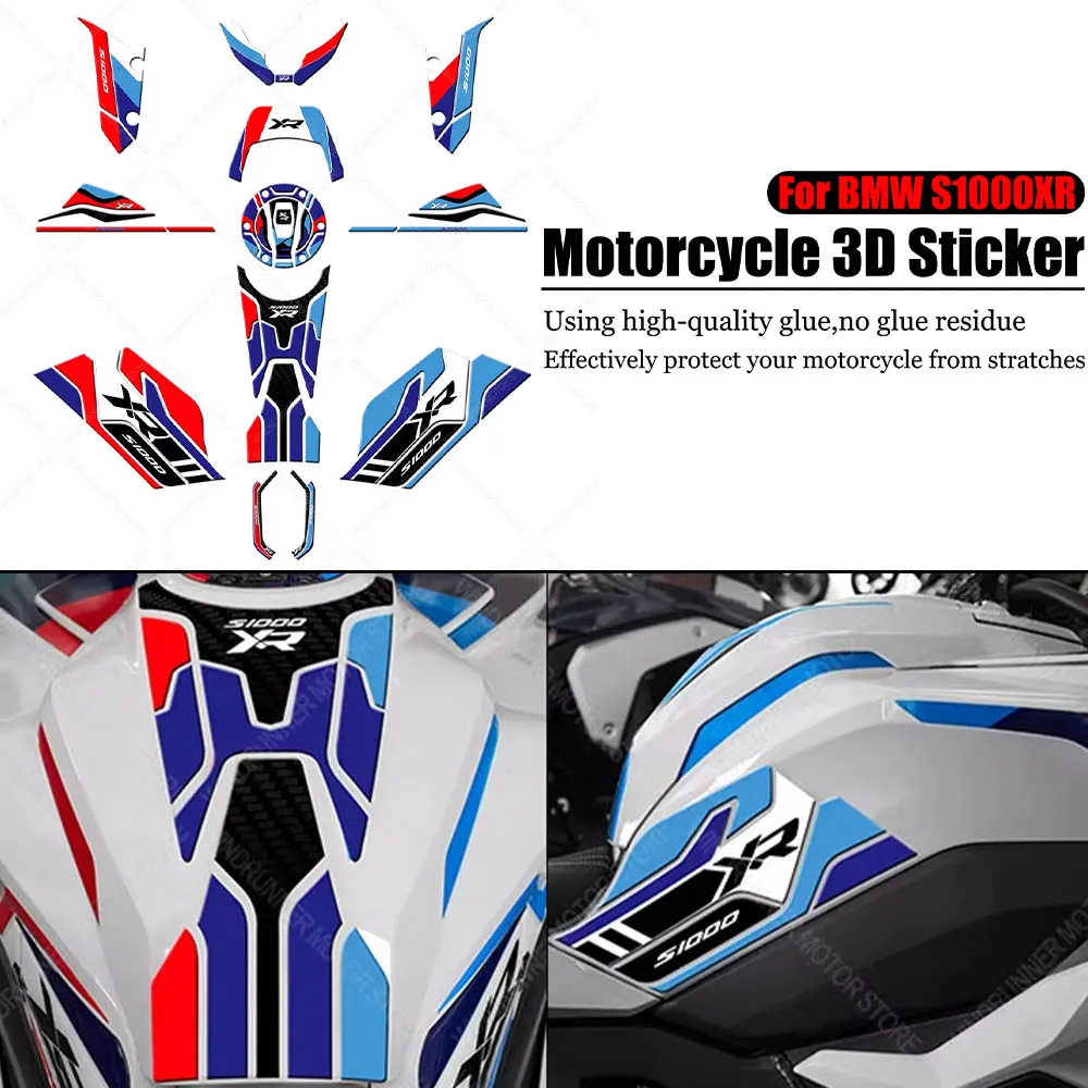 

For BMW S1000XR S1000xr s1000xr Motorcycle Fuel Tank Pad Protection Sticker 3D Epoxy Resin Sticker