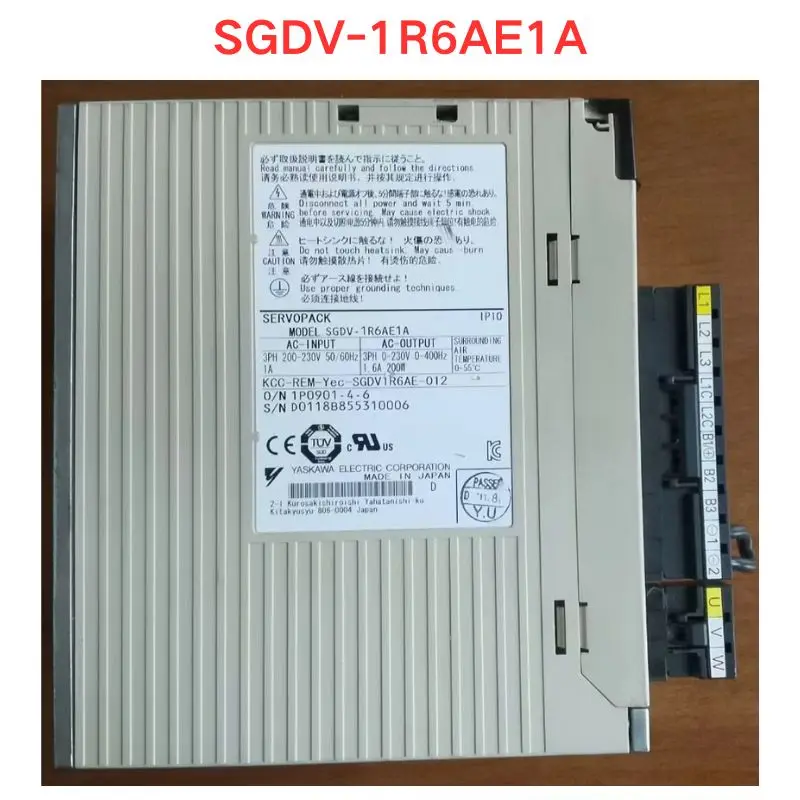 Used OEM disassembled parts SGDV-1R6AE1A drive Functional test OK