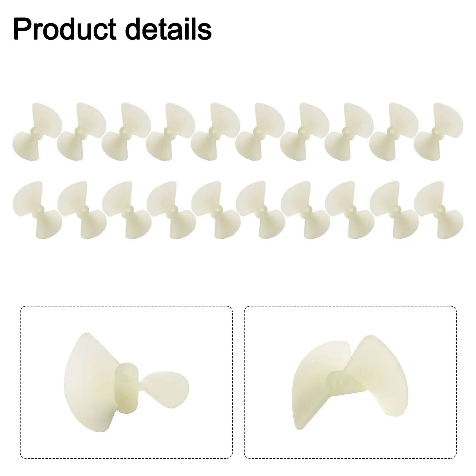 

10 Pairs 2-Blade Propeller 2mm Shaft 26mm Prop For DIY Boat Marine RC Boat Model Diy Kids For Home Decorations
