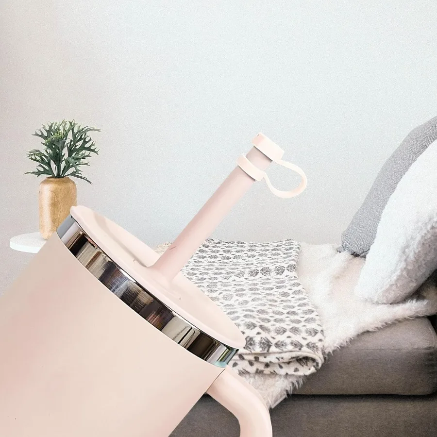 5 قطع من أغطية القش المصنوعة من السيليكون لأكواب بهلوان سعة 32 أونصة و40 أونصة #6