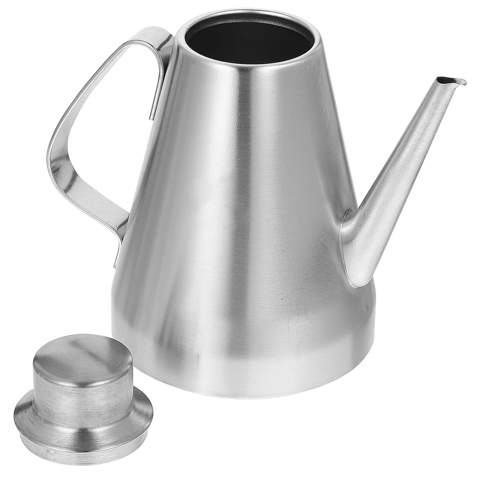 

700Ml Stainless Steel Oil Dispenser with Anti-Drip Spout Long Pourer for Olive Oil Vinegar Soy Condiment Bottle