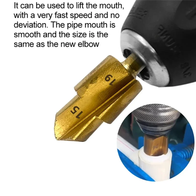 

B62B-Набор ключей для расширения водопроводных труб, инструменты для расширения отверстий, сверла для подъема пластиковых труб, инструмент для сверления водопроводных труб