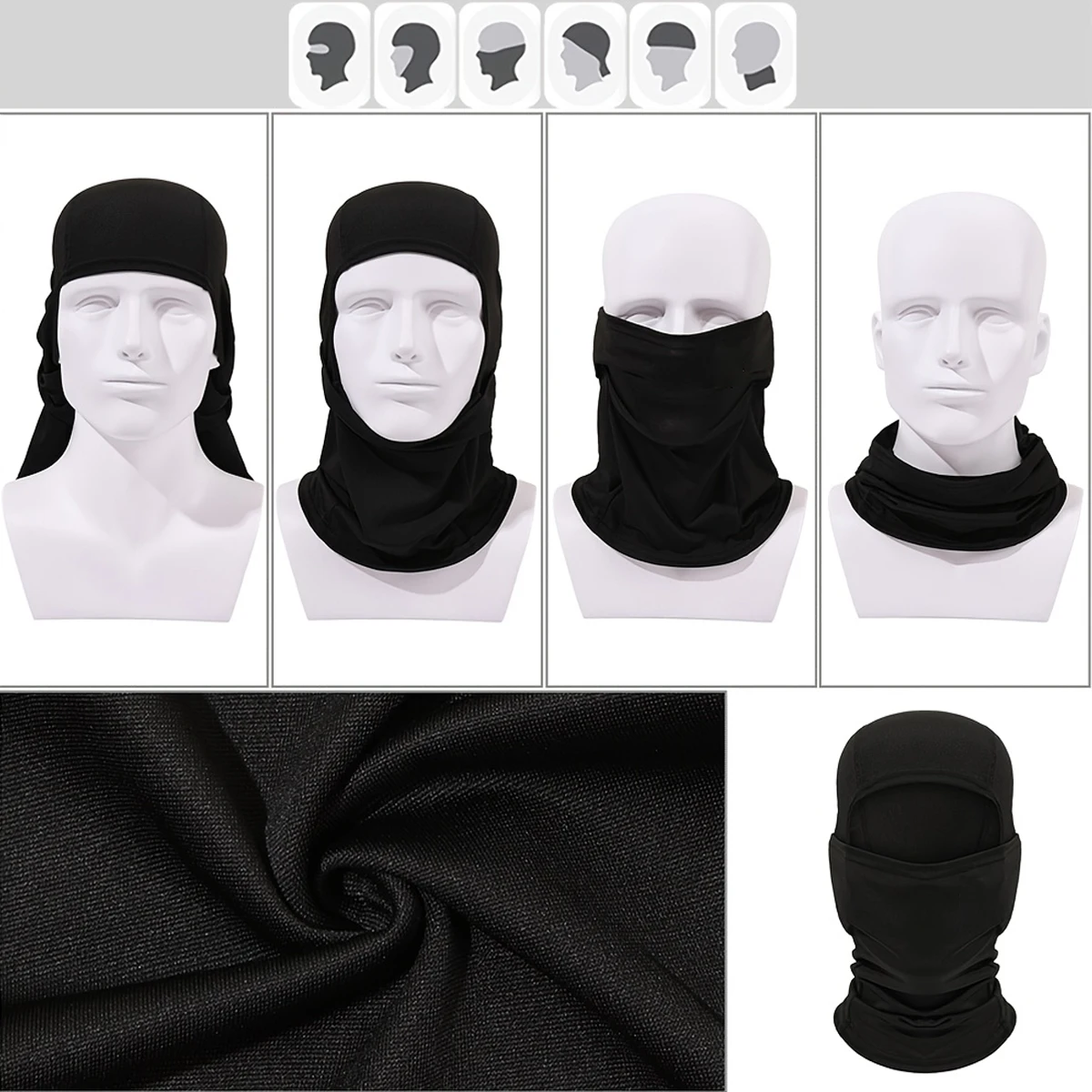 [SHIESTY Balaclava Hat] - Breathable Ice Silk And Grimace Print Design, Suitable For Outdoor Sports, Headgear, Ski Masks,Hood