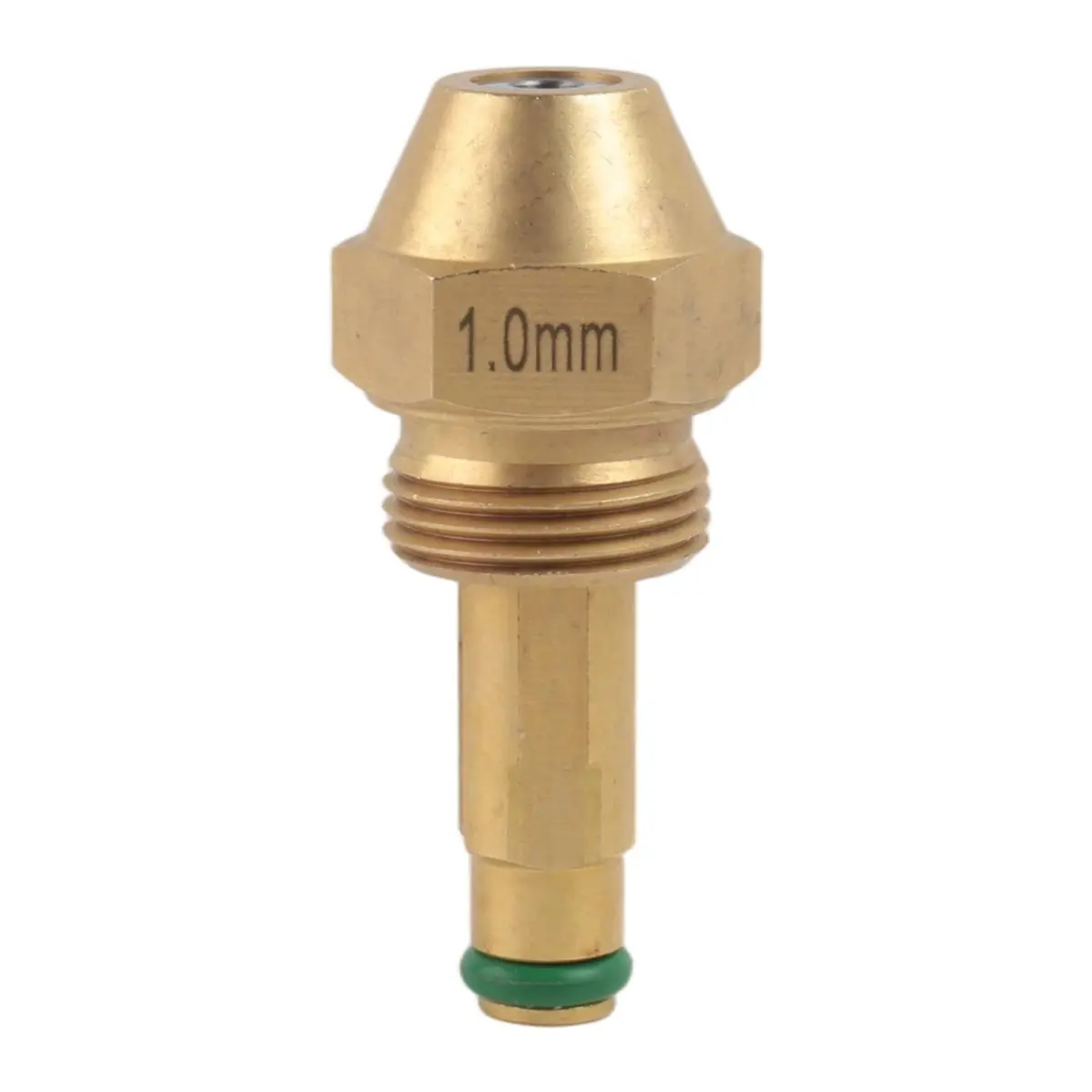 #76S Waste Oil Burner Nozzle Oil Mist Nozzle Air Atomizing Nozzle, 1.0Mm,Oil Mist Nozzle,(brass)