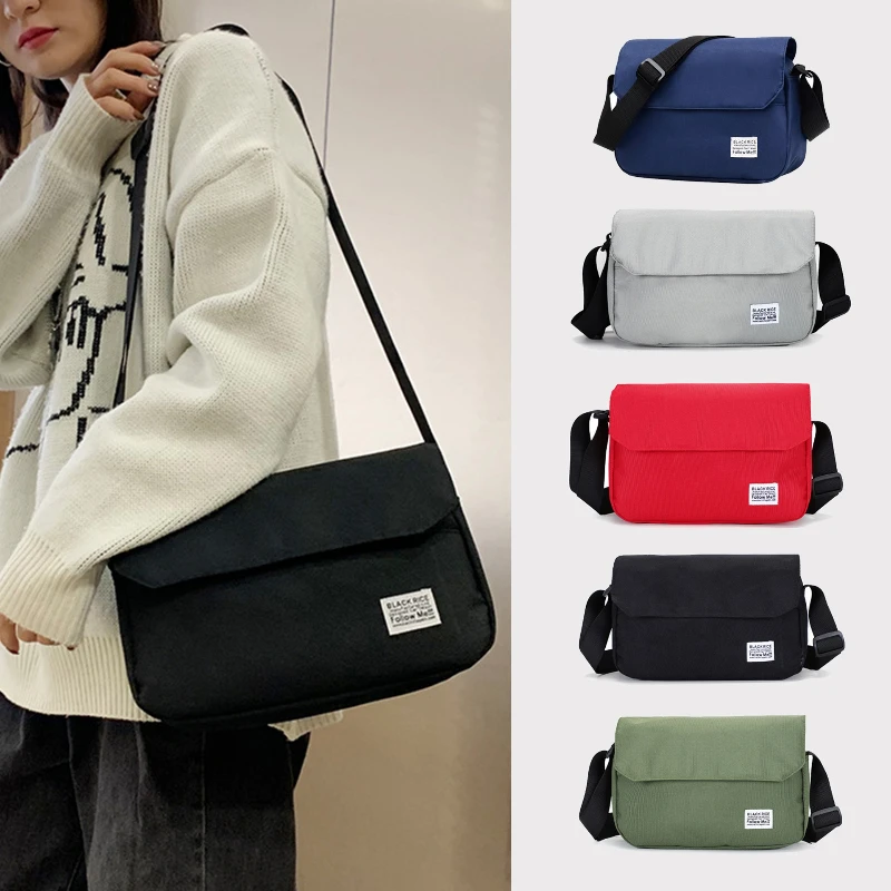

Simple and Practical Casual Large Capacity Canvas Bag Crossbody Bag