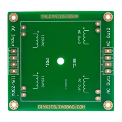 TALEMA BingZi 10VA 15VA 25VA Sealed Audio Transformer Fixed Mounting Plate PCB
