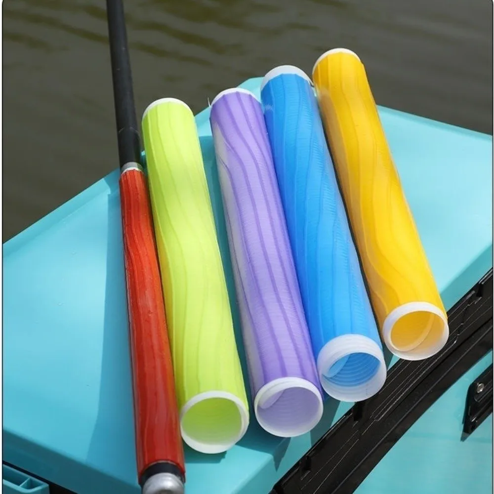 38cm Fishing Rod Handle Sweat Absorbing Dragon Bone Design Pull Handle Extension Handle Wrapping Cover Protective Cover