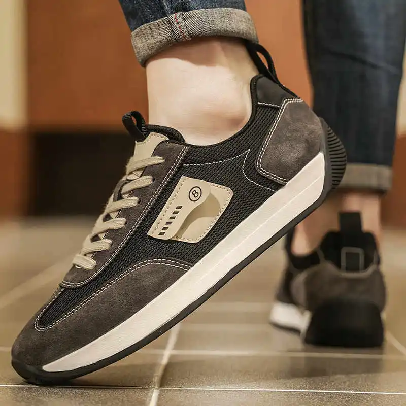 High Platform Increases Height Low Top Sneakers Angle Boots Men Silver Shoes Sport Model Shoses Sneakersy Famous Brands