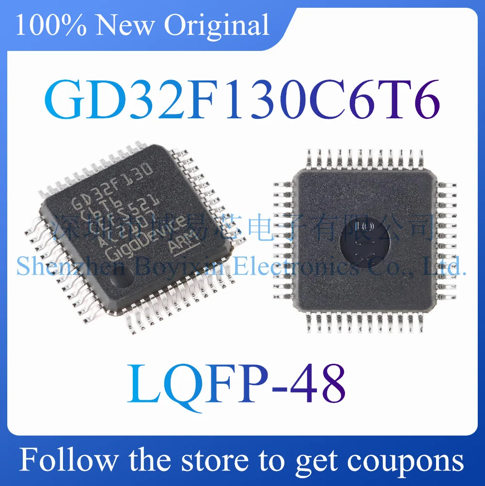 Новый GD32F130C6T6. Оригинальный товар. LQFP-48