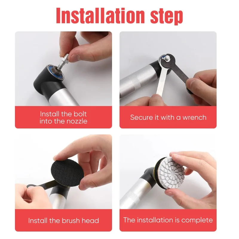 

【Premium】90 ° Ceramic Tile Sewing Tool 380W Electric Straight Grinder 6 Variable Speeds lighting Machine Grinder Sander Polish