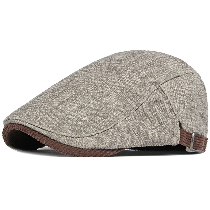 HT4090 Berets New Autumn Winter Cap Hats for Men Women Vintage Thick Warm Flat Cap Artist Painter Hat Male Beret Cap