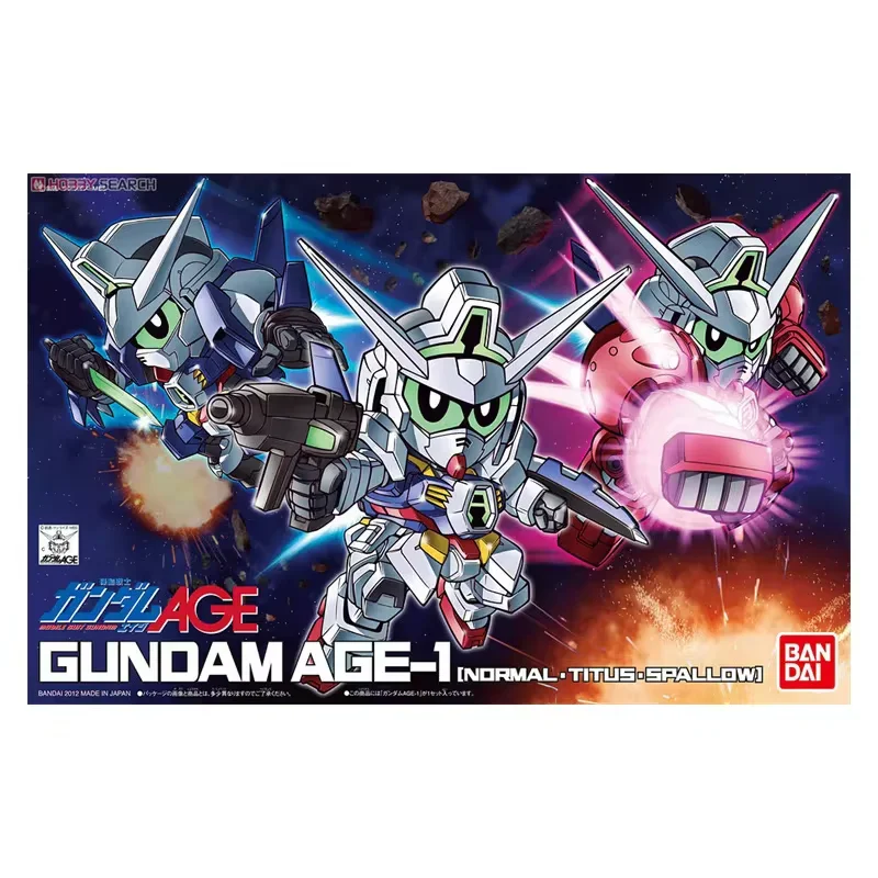 BANDAI GUNDAM SD AGE-1 NORMALE TITUS SPALLOW PVC ANIME ACTION FIGURES ROBOT MONTAGE MODEL COLLECTIE SPEELGOED GIFT
