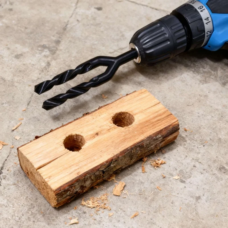 

Practical Joke Double Twist Drill Bit Funny Gag Tool for Hilarious Pranks