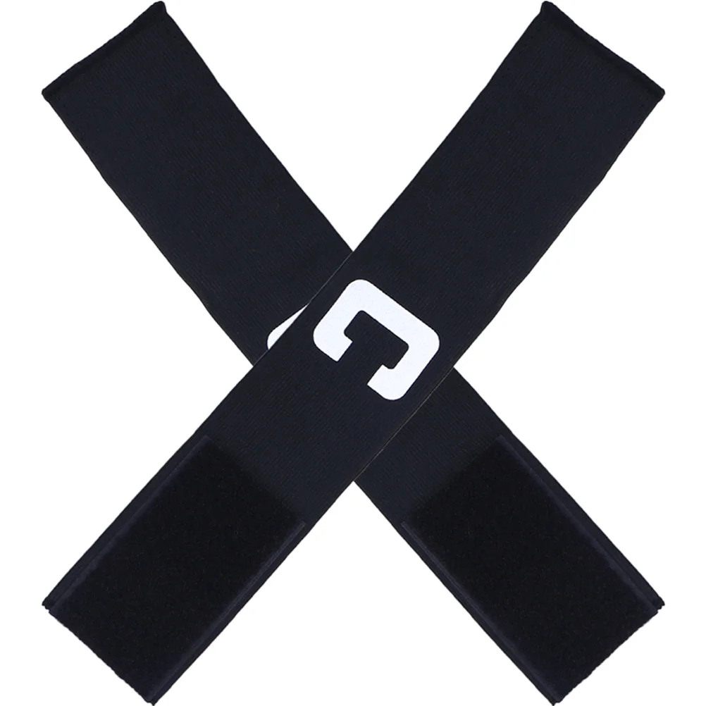 2 Pcs Band Soccer Long Sleeve Captain Armbands Football for Nylon Accessory Adjustable Child