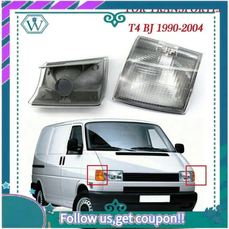 

AA92-Car Front Corner Lights Indicator Signal Lamps For Transporter T4 1990-2004