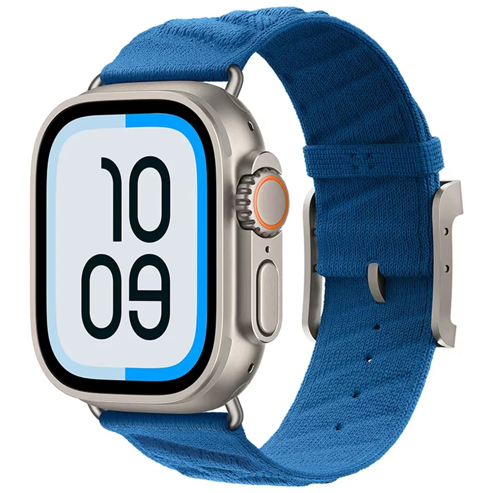 Sportarmband für Apple Watch Ultra3 49 mm En Mer Band Blau Nuit für Apple Watch Band Serie 11 46 mm SE 9 8 45 mm 44 mm 42 mm 40 41 – Detail 5