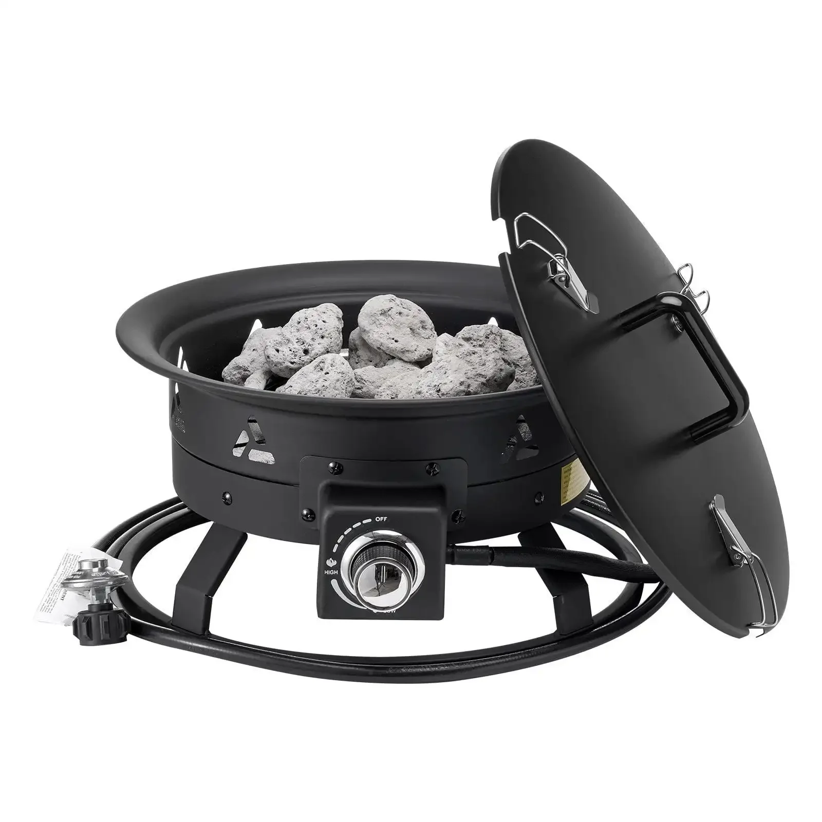 

Propane Fire Pit 19' Outdoor Portable Gas Fire Pit for Heating 58000 BTU