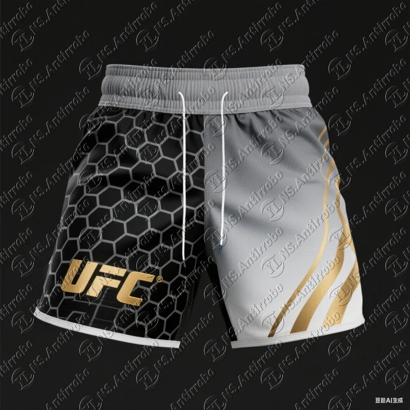 2025-26-ufc-shorts-de-treinamento-de-boxe-nova-competicao-de-combate-esportes-masculino-e-feminino-respiravel-secagem-rapida-absorcao-de-suor
