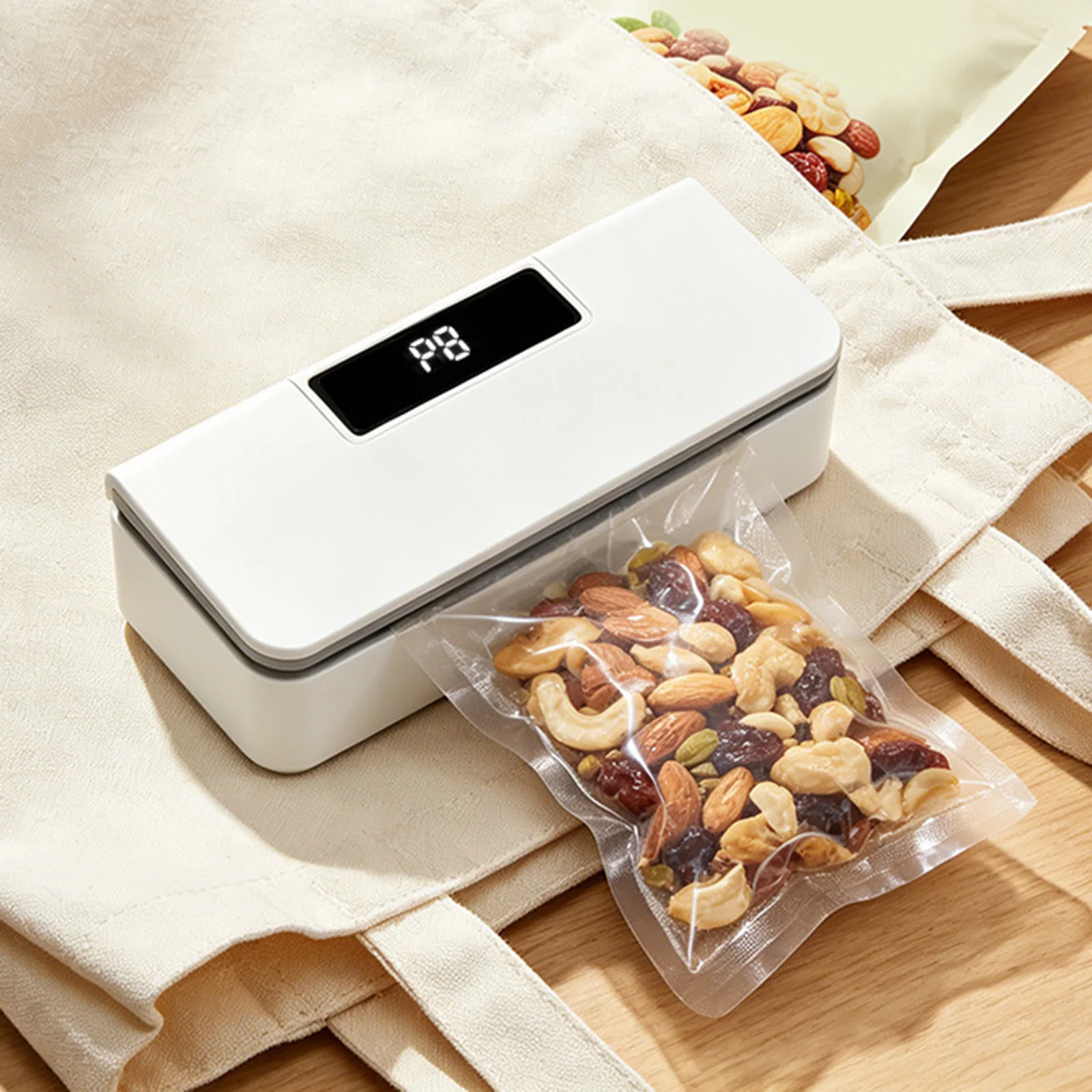 Portable Bag Sealer LED Display Handheld Bags Resealer Machine USB-C Rechargeable Bag Sealers for Restaurant&Apartment&Dormitory