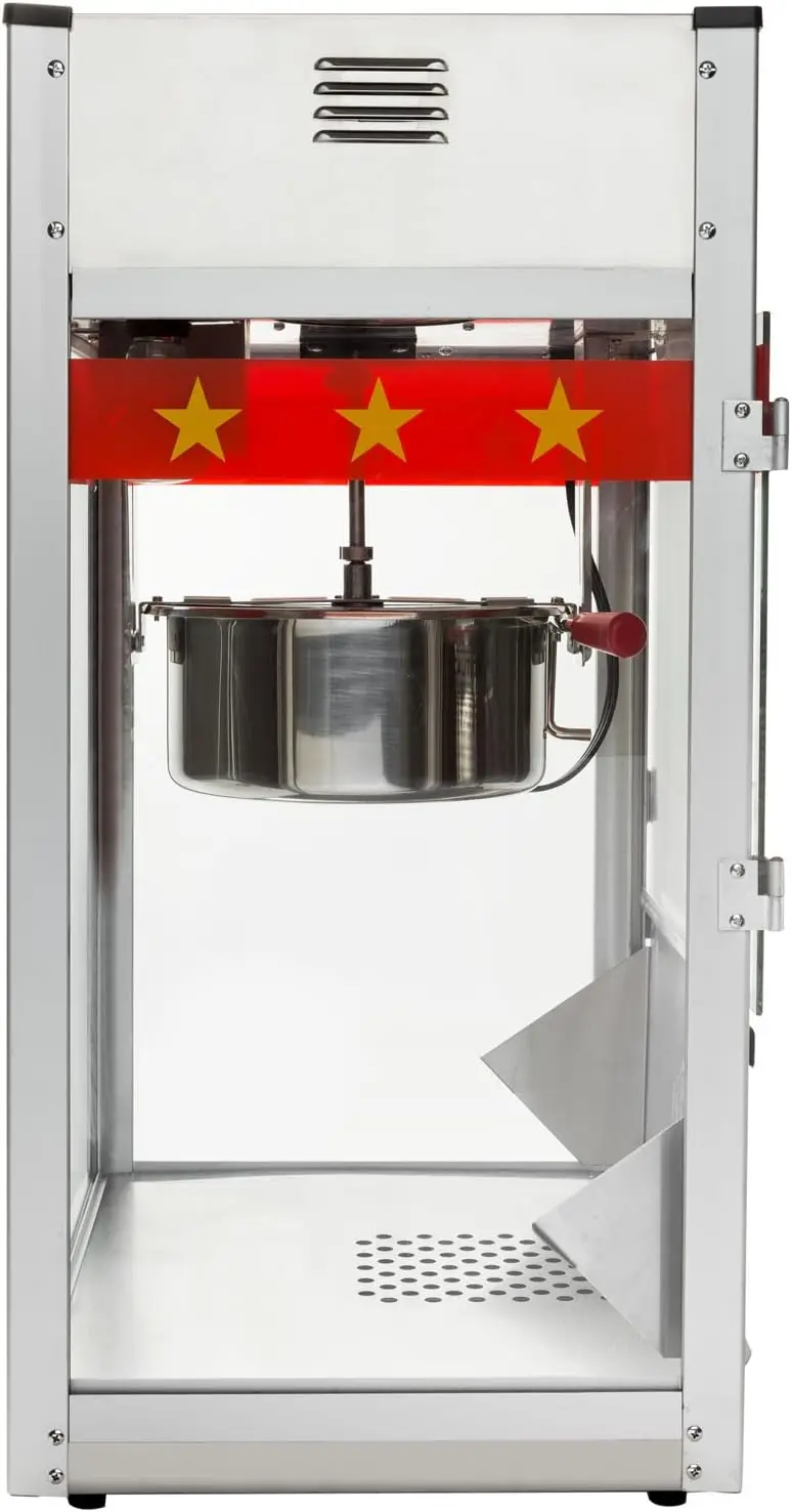 Machine à Popcorn Commerciale avec Grande Bouilloire de 12 Onces, Rouge