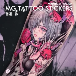 Cartoon Girl Temporary Tattoo Art Lasting Fake Tattoo for Woman Cute Anime Arm Tatto Sticker Waterproof Tatuajes Temporales