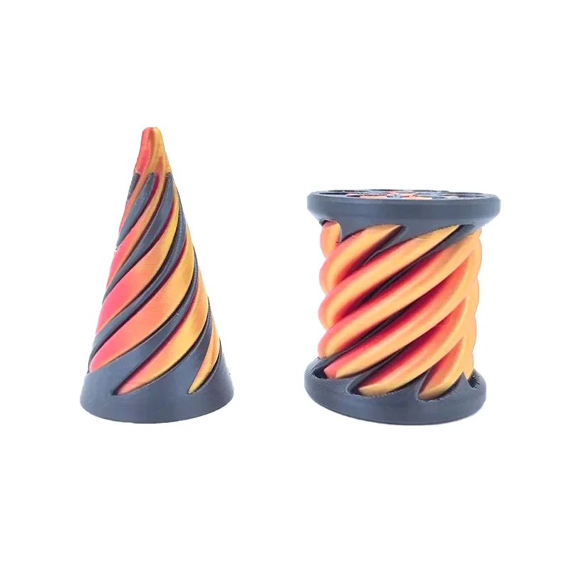 Intelligence For Kids Development Spiral Cone Fidget Toy Math Games Decorative Ornaments 3D Printed Spiral Cone Toy