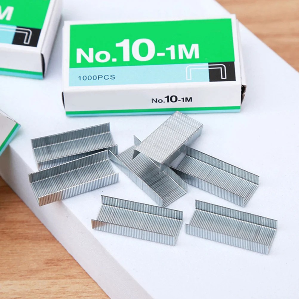 

12 Boxes Mini Staples Heavy Duty Stainless Steel Standard Size For Office Desktop Stapler Paper Tasks Staple Refill Pack Metal