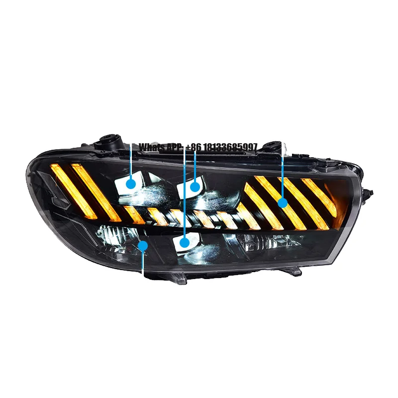 

Новая светодиодная фара YOUMAYOUBA для Volkswagen Scirocco 2009-2015 с ДХО, двухрежимным сигналом поворота и последовательным включением, 8000 люмен, 12В, в коробке