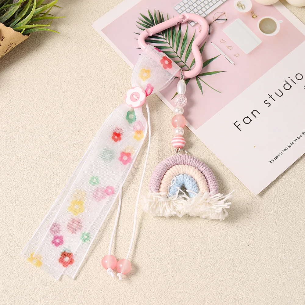 Aihua Fashion Strand-Muschel-Fisch-Seestern-Anhänger Schlüsselanhänger Hübsche Satin-Taschen-Charms Handtaschen-Rucksack-Hosen-Dekoration Geschenke – Detail 17