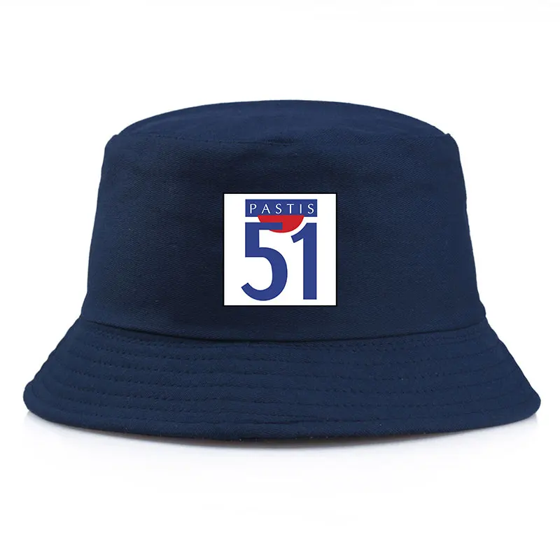 Summer 51 Pastit Bucket Hat  Woman Man Daily Sun Beach Fisherman Cap Girl Boy Spring UV Protection Reversible Panama Hats Bob