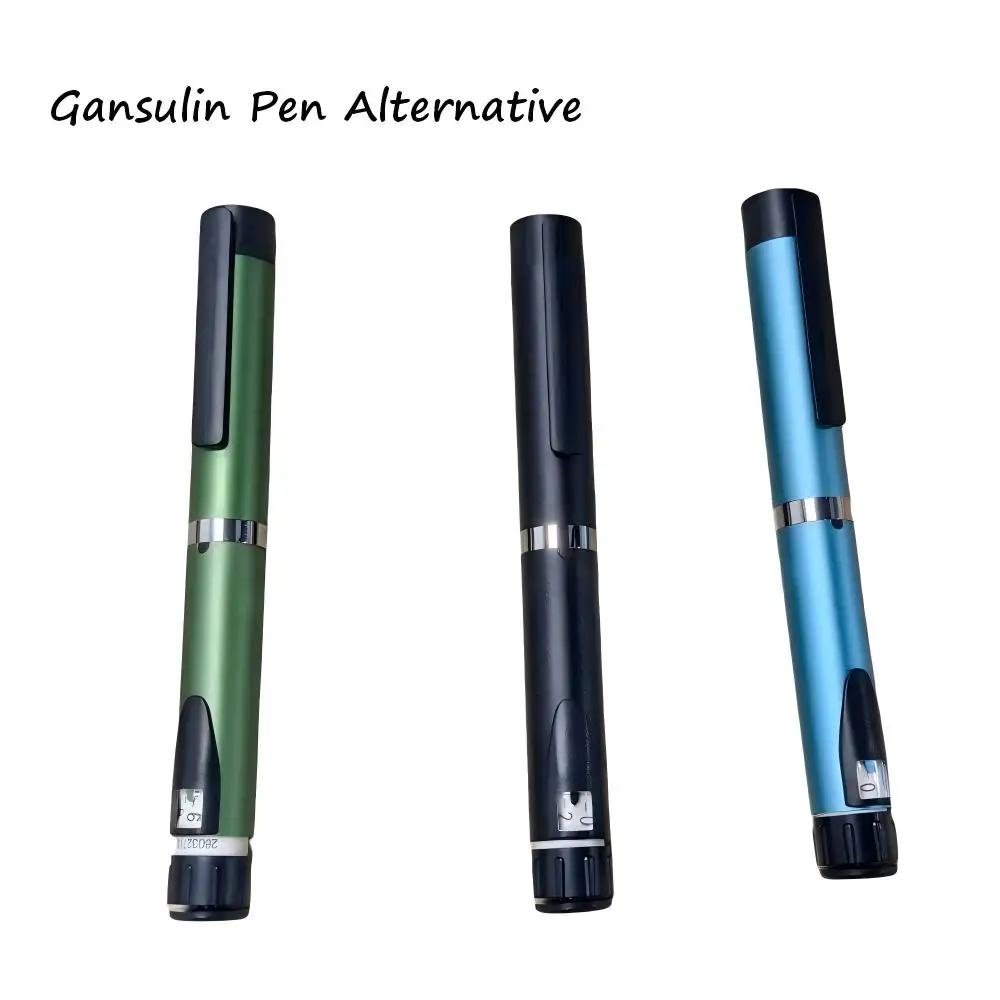 V2 Reusable Metal Injection Pen 0-60IU Adjustable Dose Injector Compatible with 3ml Cartridge Insulin Peptide Pen
