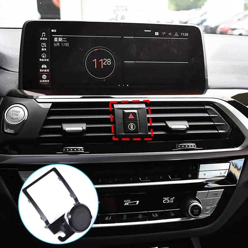

For BMW X3 X4 2018-2021 mobile phone stand Mobile phone navigation accessories Car interior accessories (faced version)