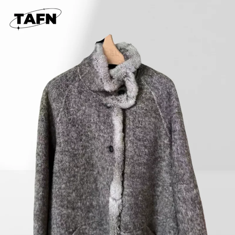 Conjunto de calças femininas chiques de ajuste fino com blazer combinando conjunto de calças femininas de ajuste fino para um visual moderno e chique AJ1855