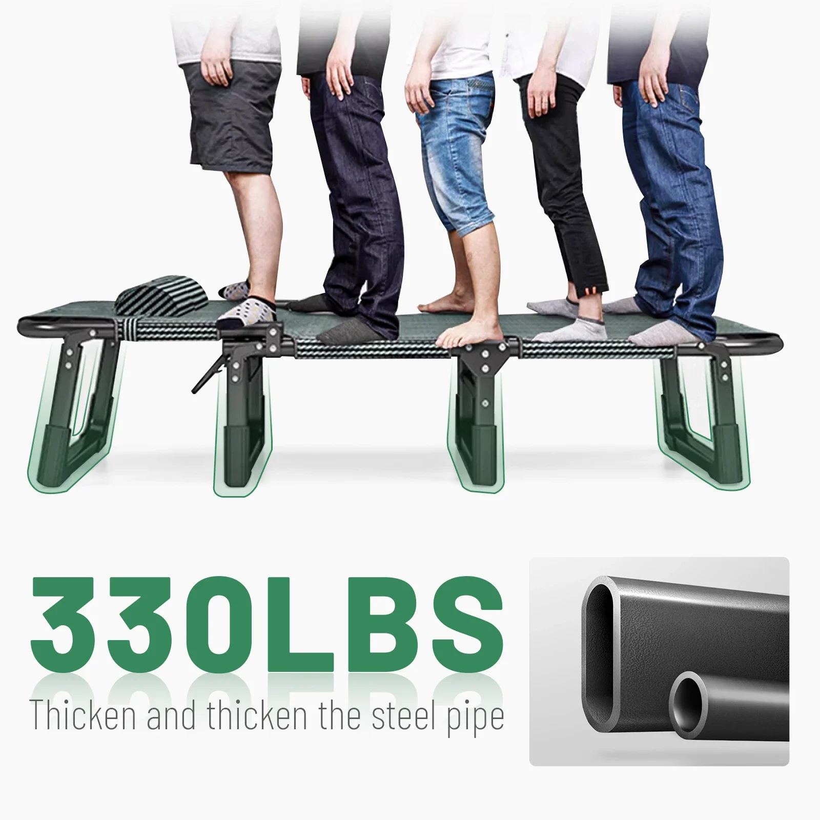 SNOZEFLEX vente Flash à durée limitée lit de Camping Portable lit pliable léger pour adultes lit de repos extérieur chaise longue extérieure