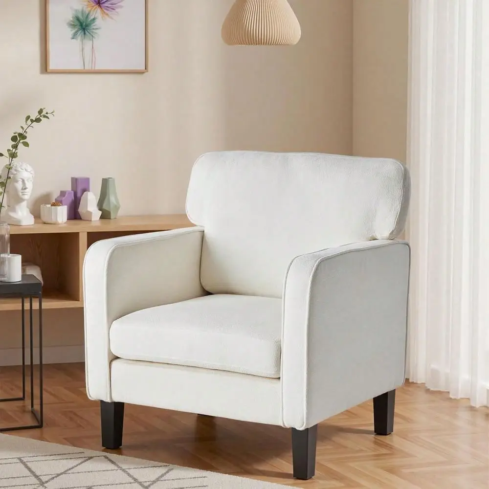 

Modern Accent Chairs For Living Room, Corner Chairs For Adults, Reading Chair With Armrenst And Backrest, Comfy Lounge Chairs F
