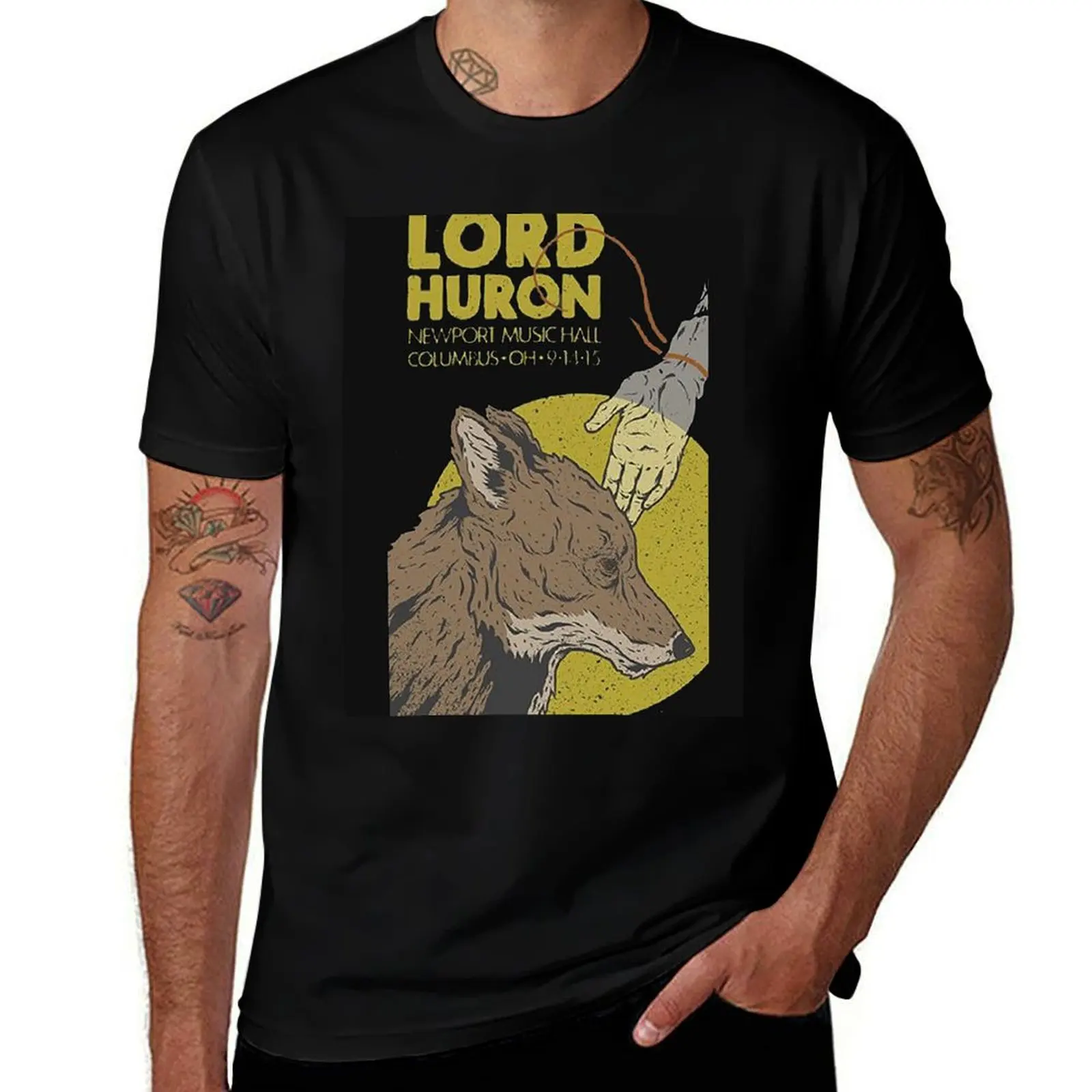 lord huron rr11 T-Shirt Work Daily Short Sleeve Top T-Shirt